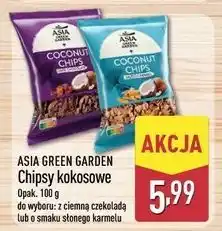 ALDI Chipsy kokosowe słony karmel Asia Green Garden oferta