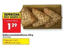 Biedronka Bułka wysokobiałkowa oferta