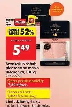Biedronka Schab roztoczański pieczony na maśle Biedronka oferta