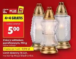 Biedronka Znicz szklany 110 g oferta
