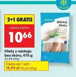 Biedronka Filety z mintaja Seacon oferta