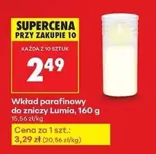 Biedronka Wkład parafinowy 160 g Lumia oferta