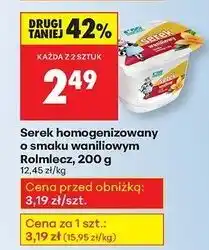 Biedronka Serek waniliowy Rolmlecz oferta