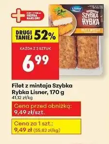 Biedronka Filety z mintaja w chrupiącej panierce Lisner Szybka Rybka oferta