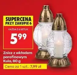 Biedronka Znicz kula 80 g oferta