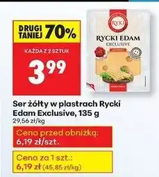 Biedronka Ser rycki edam exclusive Ryki oferta