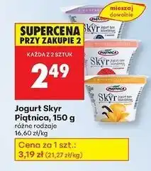 Biedronka Jogurt typu islandzkiego truskawkowy Piątnica Skyr oferta