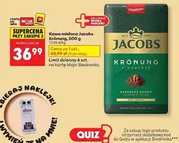 Biedronka Kawa Jacobs Kronung oferta