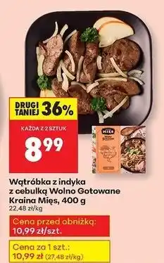 Biedronka Wątróbka z indyka cebulką Kraina Mięs oferta