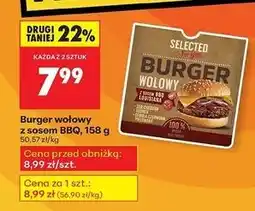 Biedronka Burger wołowy z sosem bbq Selected For You oferta