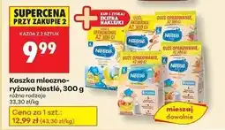 Biedronka Kaszka mleczno-kukurydziana jabłko-banan-morela Nestle oferta