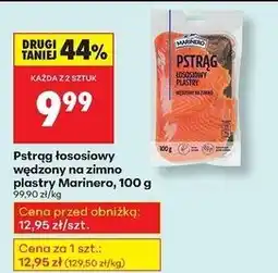 Biedronka Pstrąg łososiowy wędzony plastry Marinero oferta