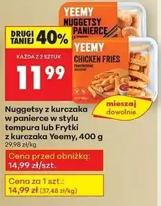 Biedronka Frytki z fileta kurczaka Yeemy oferta