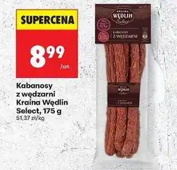 Biedronka Kabanosy z wędzarni Kraina Wędlin Select oferta