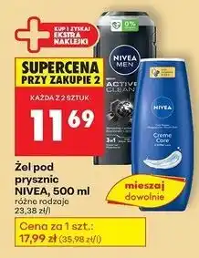 Biedronka Żel pod prysznic Nivea Creme Care oferta