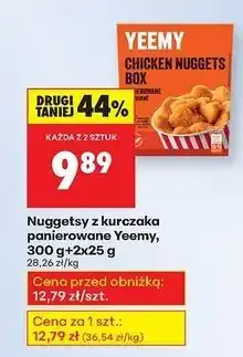 Biedronka Box nuggetsy z kurczaka + 2 sosy 25 g Yeemy oferta