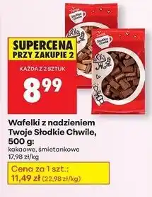 Biedronka Wafle czekoladowe Twoje Słodkie Chwile oferta