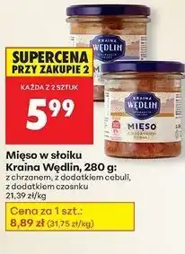 Biedronka Mięso z dodatkiem czosnku Kraina Wędlin oferta