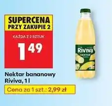 Biedronka Nektar bananowy Riviva oferta