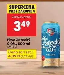 Biedronka Piwo Zatecky 0% oferta