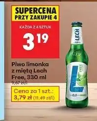Biedronka Piwo Lech Free Limonka Z Miętą oferta