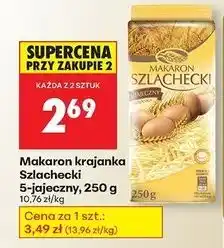 Biedronka Makaron szlachecki krajanka Szlachecki oferta