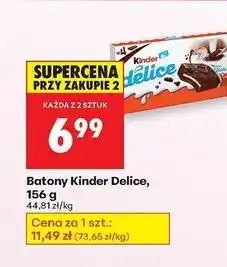 Biedronka Baton kakaowy Kinder Delice oferta