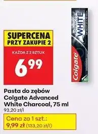 Biedronka Pasta do zębów charcoal Colgate Advanced White oferta