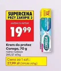 Biedronka Krem mocujący do protez delikatnie miętowy Corega Super Mocny oferta