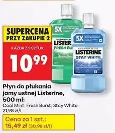 Biedronka Płyn do płukania ust Listerine Cool Mint oferta