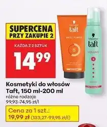 Biedronka Pianka do włosów ultra strong Taft Volume oferta