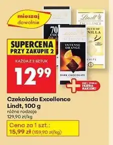 Biedronka Czekolada white & vanilla Lindt Excellence oferta