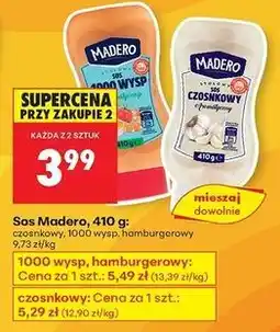 Biedronka Sos hamburger classic Madero oferta