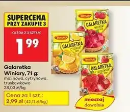 Biedronka Galaretka truskawkowa Winiary oferta
