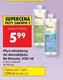 Biedronka Płyn micelarny hydro intense Be Beauty oferta