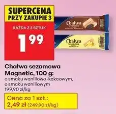 Biedronka Chałwa sezamowa o waniliowo-kakaowa Magnetic oferta