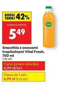 Biedronka Smoothie mango jabłko banan marakuja Vital Fresh oferta