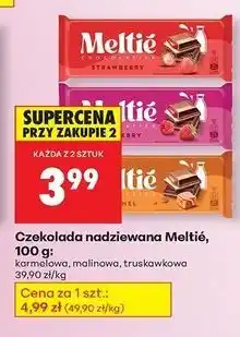 Biedronka Czekolada truskawkowa Meltie oferta