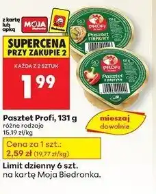 Biedronka Pasztet firmowy Profi Wielkopolski oferta