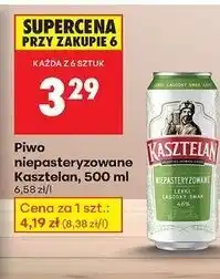 Biedronka Piwo Kasztelan Niepasteryzowane oferta