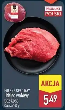 ALDI Udziec wołowy bez kości Mięsne Specjały Zawsze Świeże (Aldi) oferta