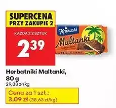 Biedronka Herbatniki Krakuski Maltanki oferta