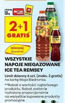 Biedronka Napój cytrynowy Remsey Ice Tea oferta