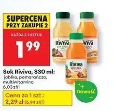 Biedronka Sok pomarańczowy Riviva oferta