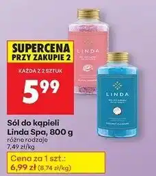 Biedronka Sól do kąpieki coconut pleasure Linda oferta