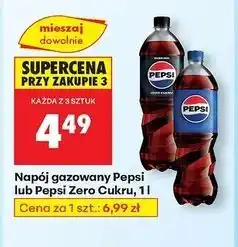 Biedronka Napój Pepsi Zero oferta