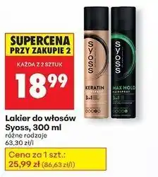 Biedronka Lakier do włosów Syoss Keratin oferta