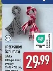 ALDI Szal maxi 65-70 x 200 cm Up2Fashion oferta