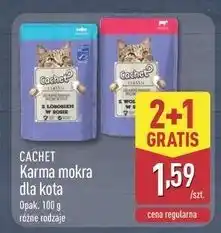 ALDI Karma dla kota wołowina Cachet oferta