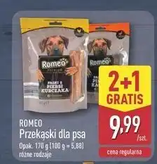 ALDI Przekąska dla psa paski z piersi kaczki Romeo (Karma) oferta